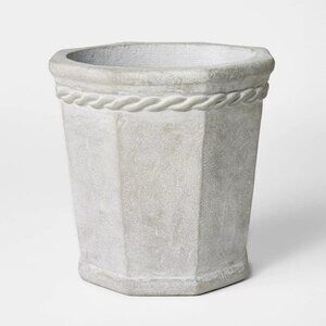 10" Large Octagon Concrete Planter‎ Gray - Threshold Studio McGee - Target 2025